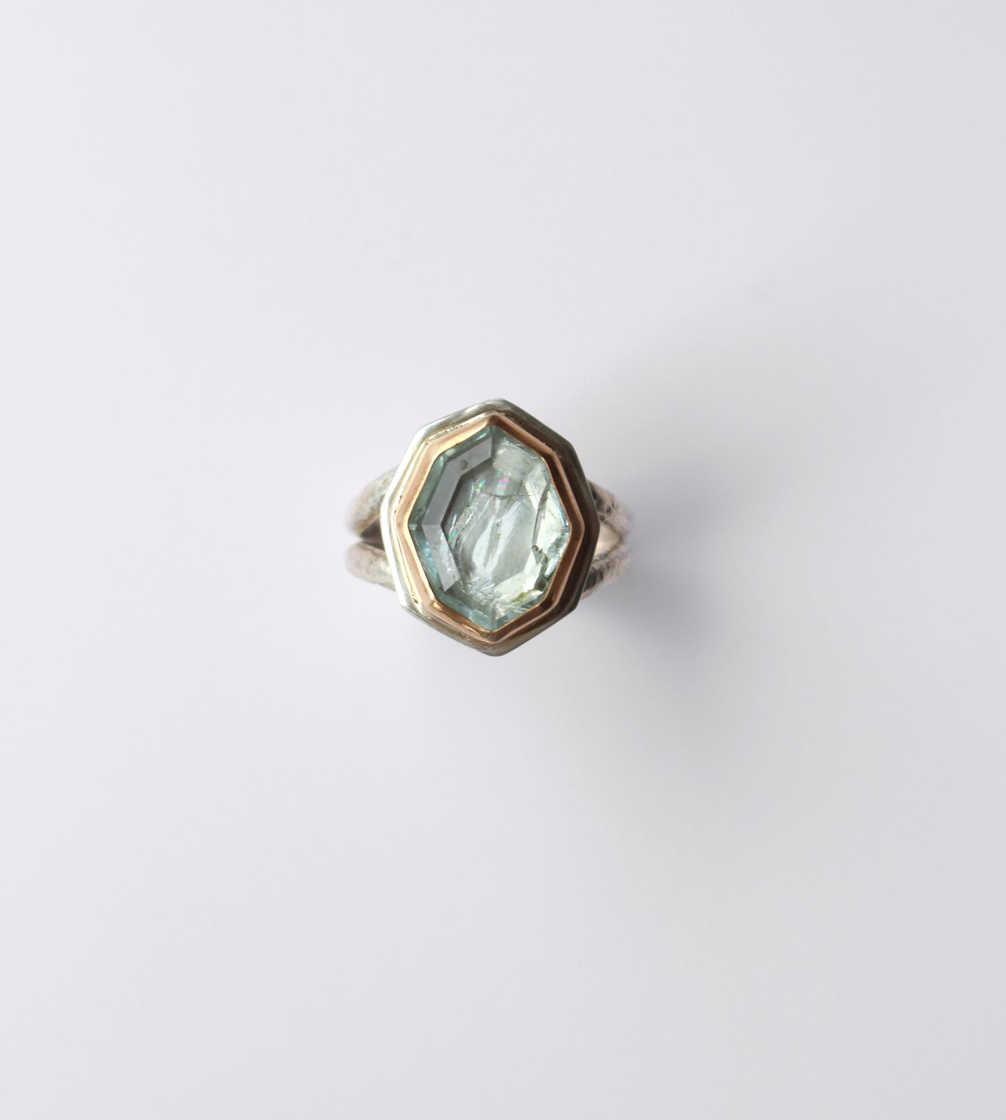 High Grade Aquamarine Ring I | Size 7.5