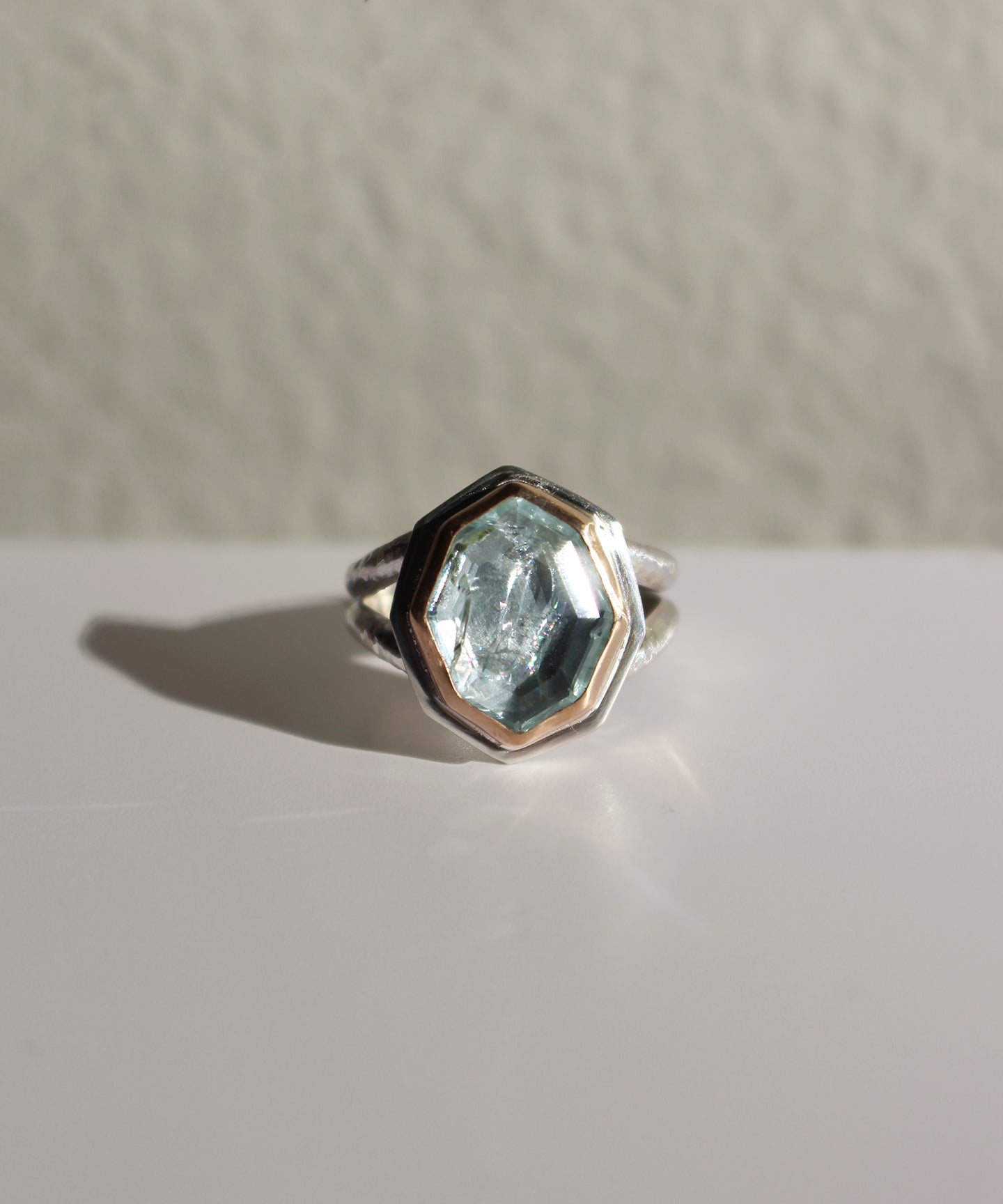 High Grade Aquamarine Ring I | Size 7.5