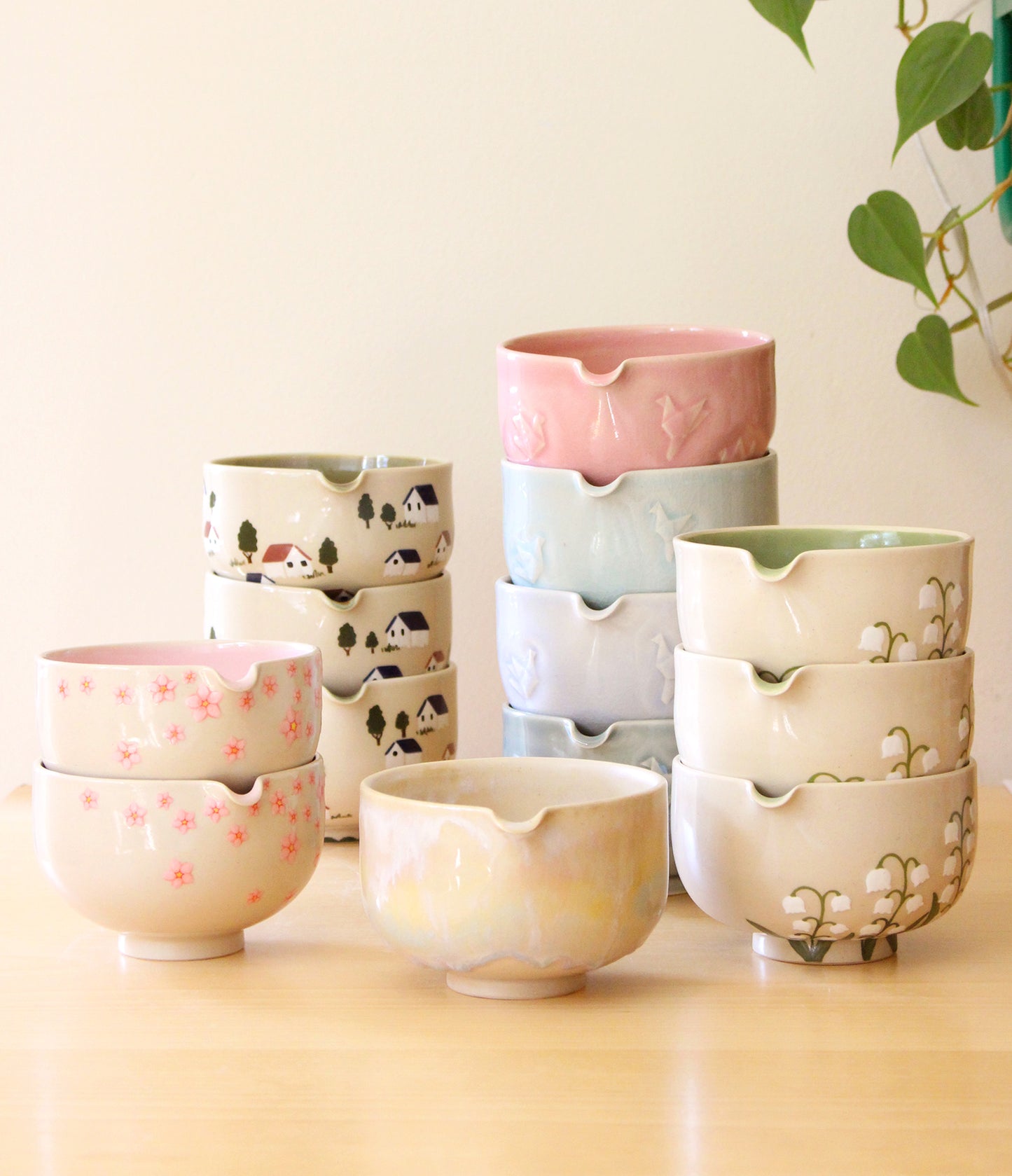Soft Hues | Porcelain + Stoneware Blend Matcha Bowl