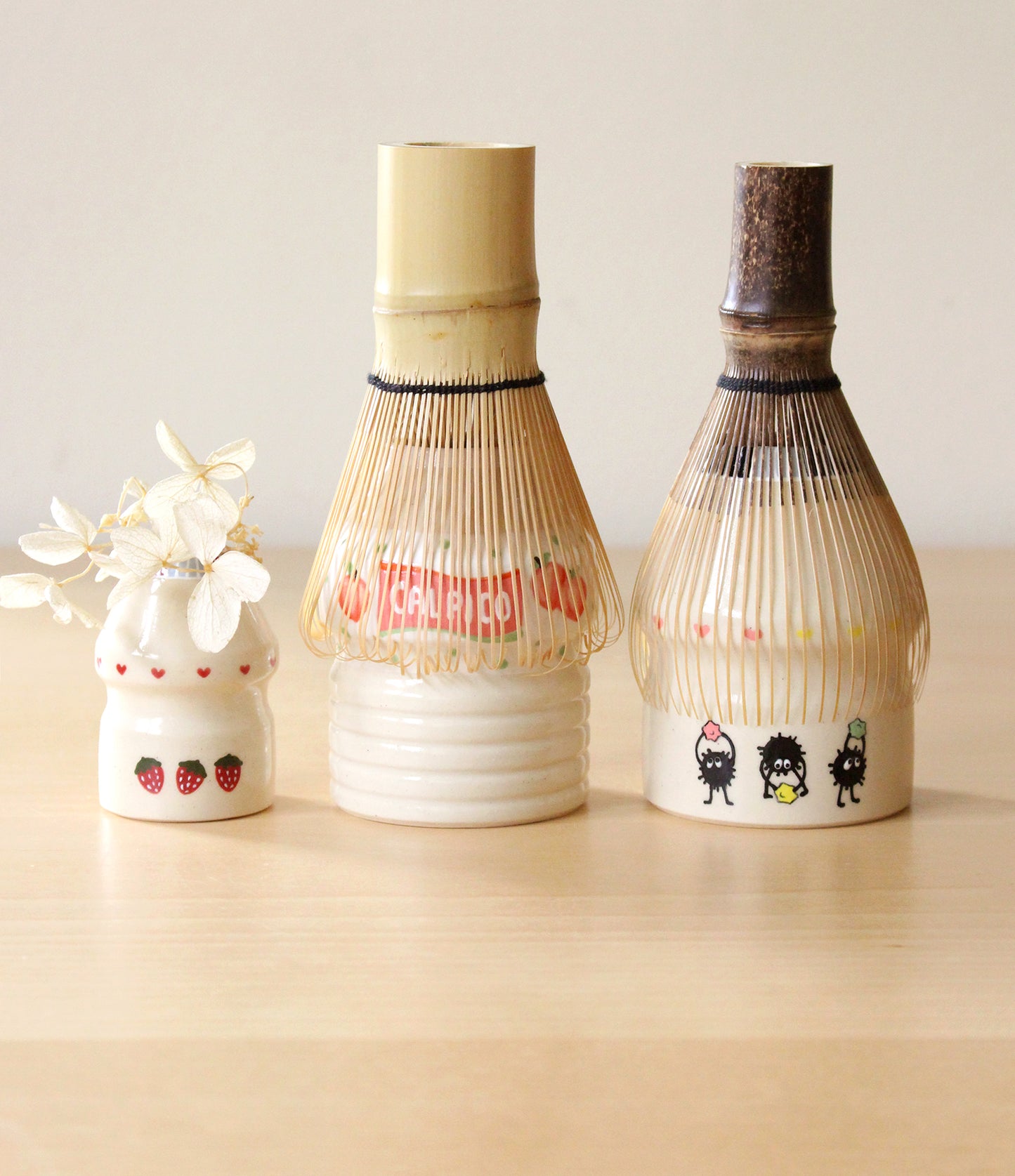 Smol Strawberry Milk | Porcelain + Stoneware Blend Bud Vase