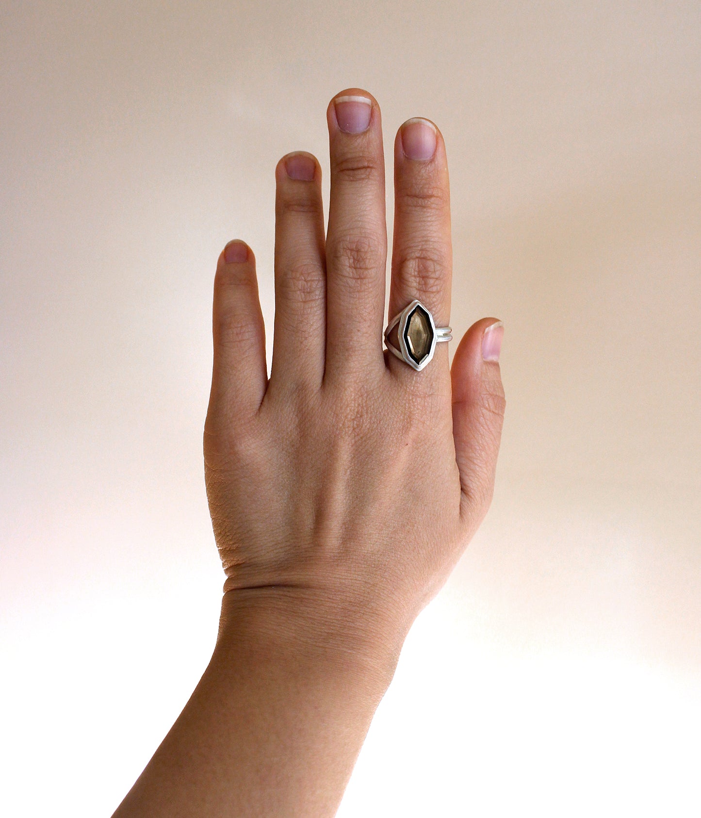 High Grade Smoky Quartz Ring I | Size 7