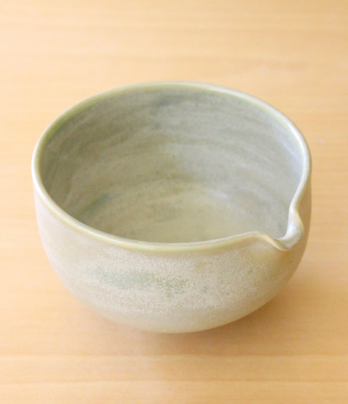 Soft Green | Porcelain + Stoneware Blend Matcha Bowl