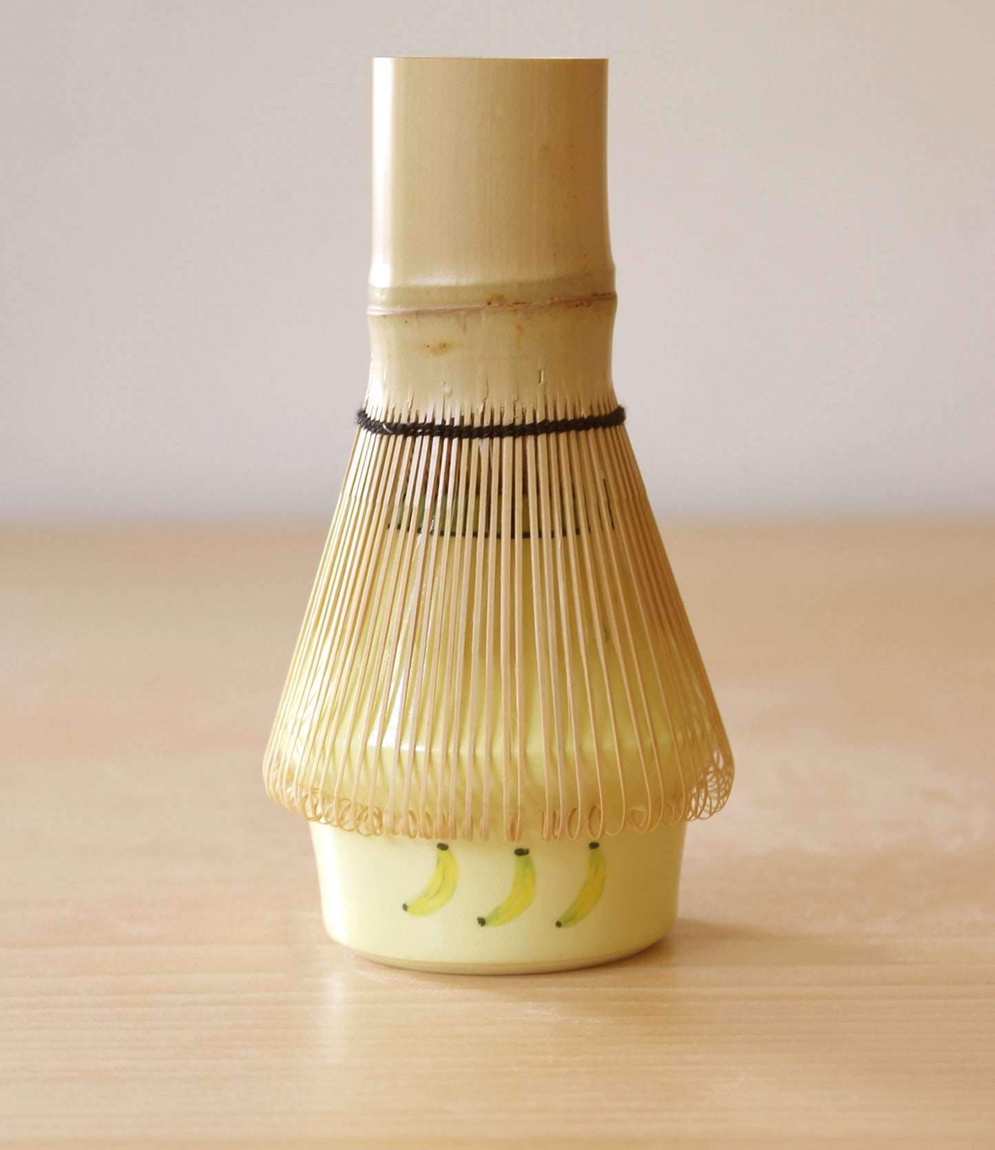 PRE-ORDER: Bananas | Porcelain + Stoneware Blend Matcha Whisk Holder