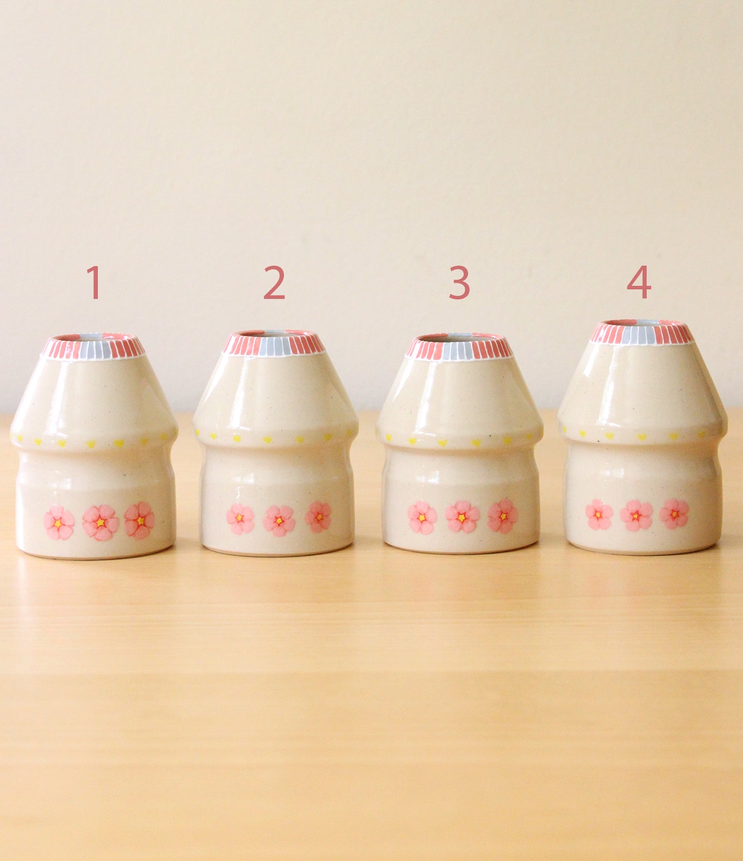 Sakura | Porcelain + Stoneware Blend Matcha Whisk Holders