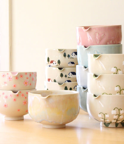 Soft Hues | Porcelain + Stoneware Blend Matcha Bowl