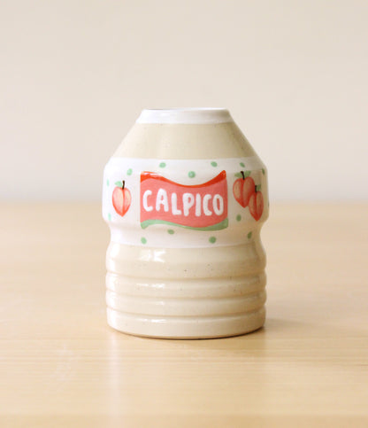 Peach Calpico | Porcelain + Stoneware Blend Matcha Whisk Holder
