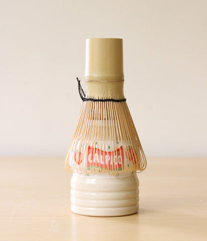 Peach Calpico | Porcelain + Stoneware Blend Matcha Whisk Holder