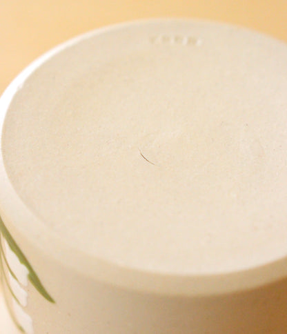 SECONDS: Cloud Forest + Lily of the Valley | Porcelain + Stoneware Blend Matcha Bowl & Whisk Holder Set