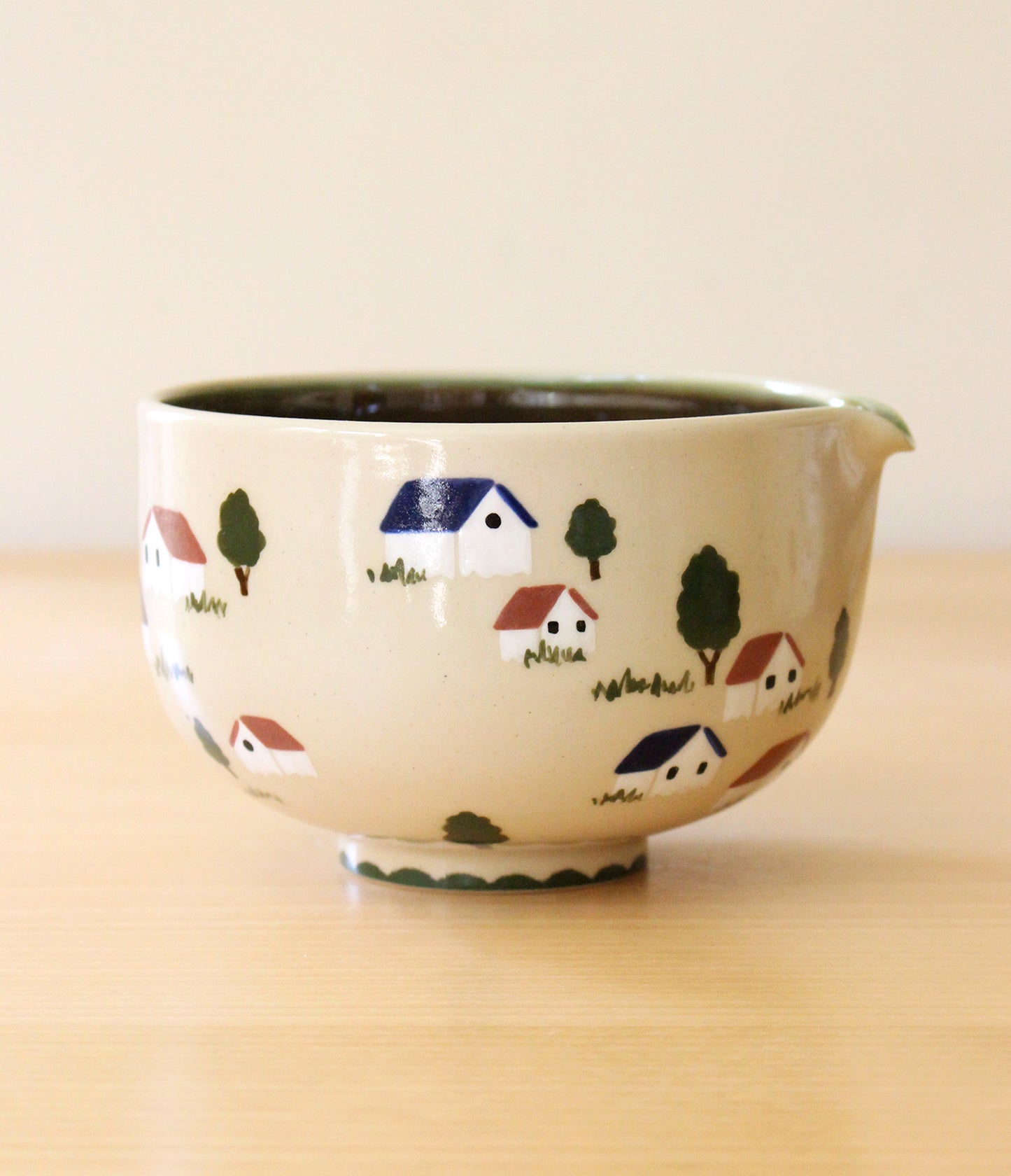 Feelings of Home | Porcelain + Stoneware Blend Matcha Bowl & Whisk Holder Set No.3