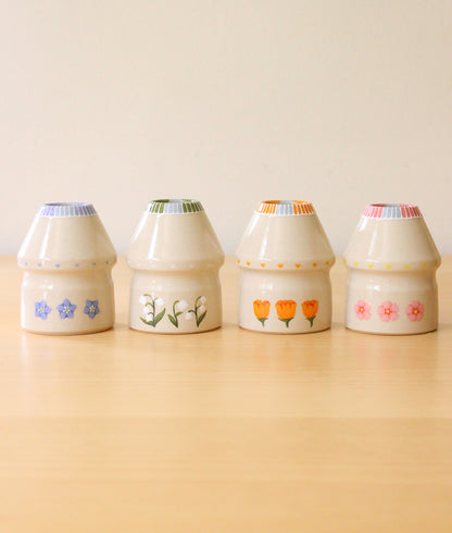 PRE-ORDER: Sakura | Porcelain + Stoneware Blend Matcha Whisk Holders