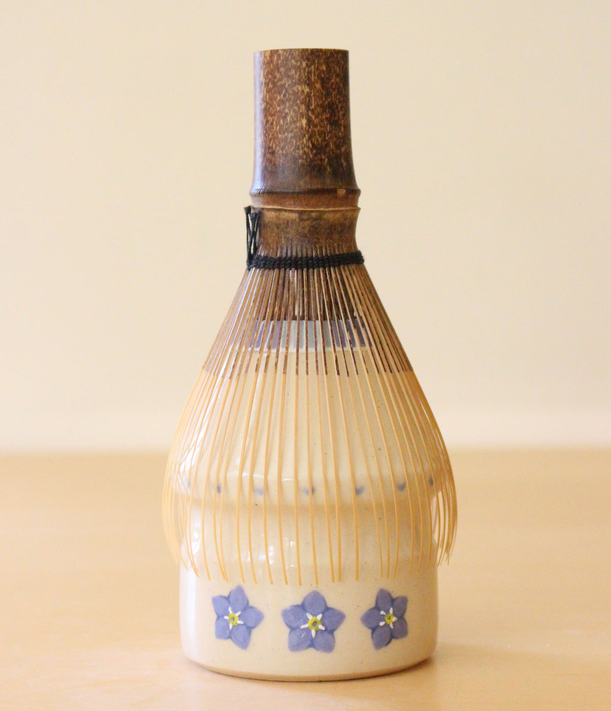 Forget-Me-Not | Porcelain + Stoneware Blend Matcha Whisk Holder