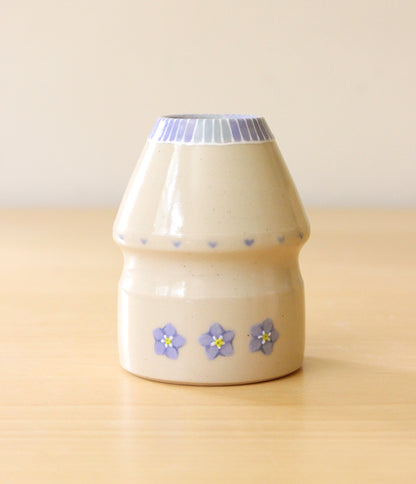Forget-me-not | Porcelain + Stoneware Blend Matcha Whisk Holders