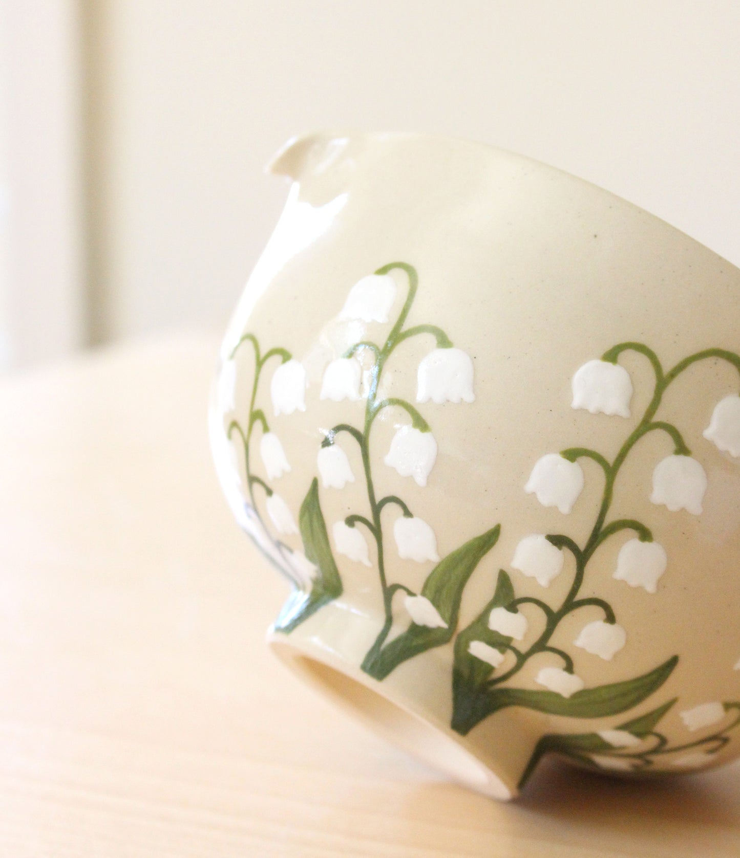 Lily of the Valley | Porcelain + Stoneware Blend Matcha Bowl No.1