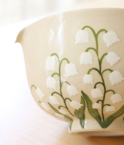 Lily of the Valley | Porcelain + Stoneware Blend Matcha Bowl No.3