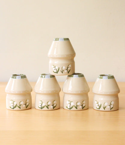 Lily of the Valley | Porcelain + Stoneware Blend Matcha Whisk Holders