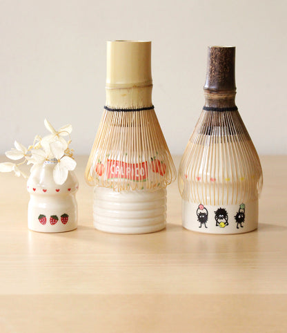 Smol Strawberry Milk | Porcelain + Stoneware Blend Bud Vase