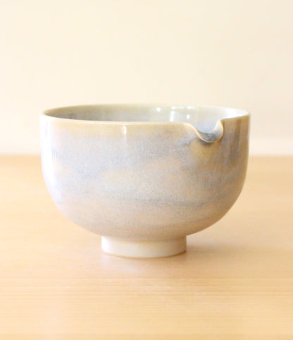 SECONDS: Morning Fog | Porcelain + Stoneware Blend Matcha Bowl No.1