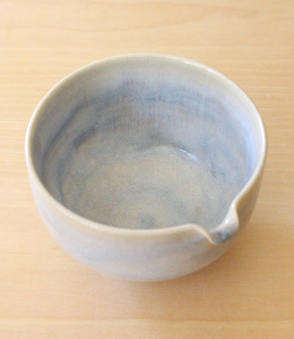 SECONDS: Morning Fog | Porcelain + Stoneware Blend Matcha Bowl No.1
