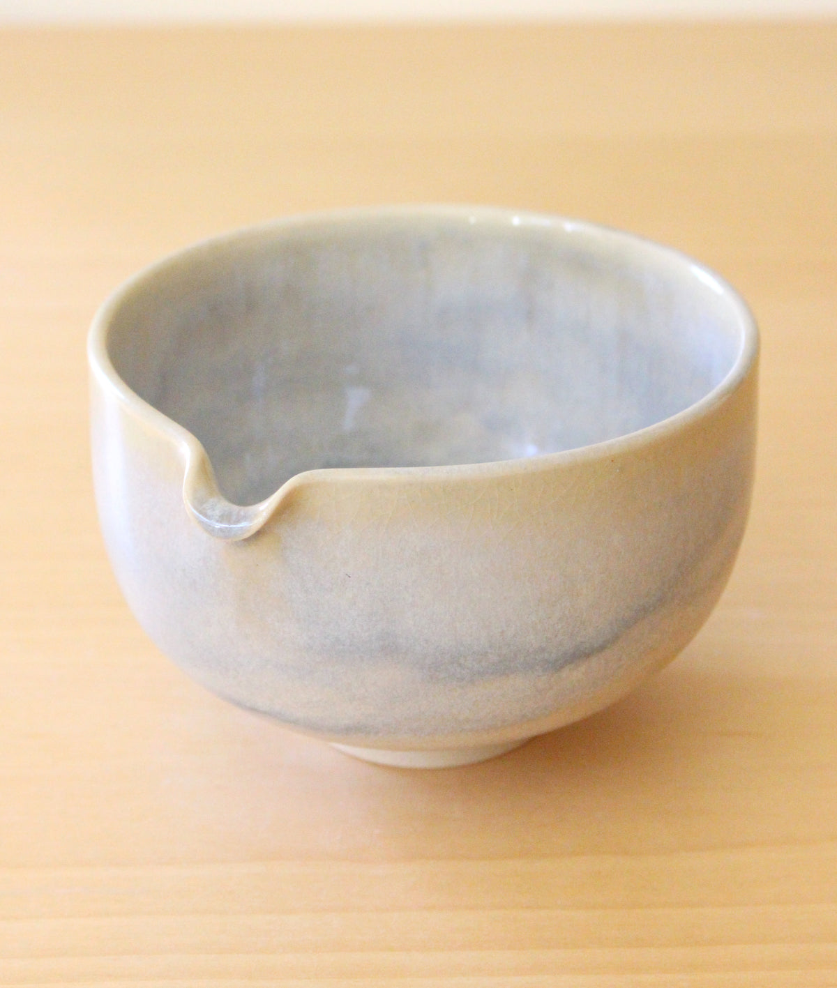 Morning Fog | Porcelain + Stoneware Blend Matcha Bowl No.2