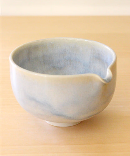 Morning Fog | Porcelain + Stoneware Blend Matcha Bowl No.2