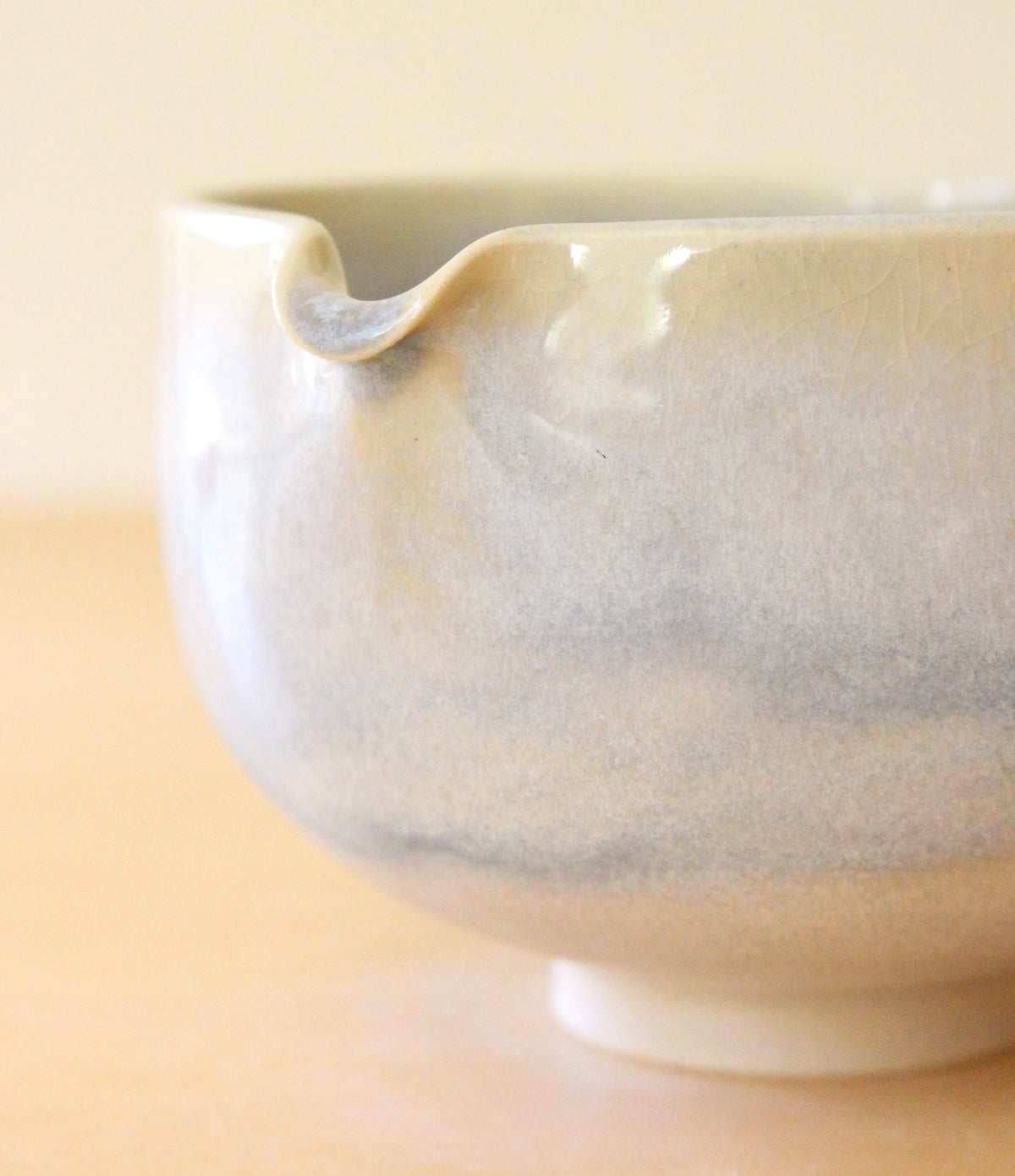 Morning Fog | Porcelain + Stoneware Blend Matcha Bowl No.2