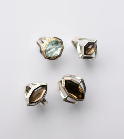 High Grade Smoky Quartz Ring III | Size 8