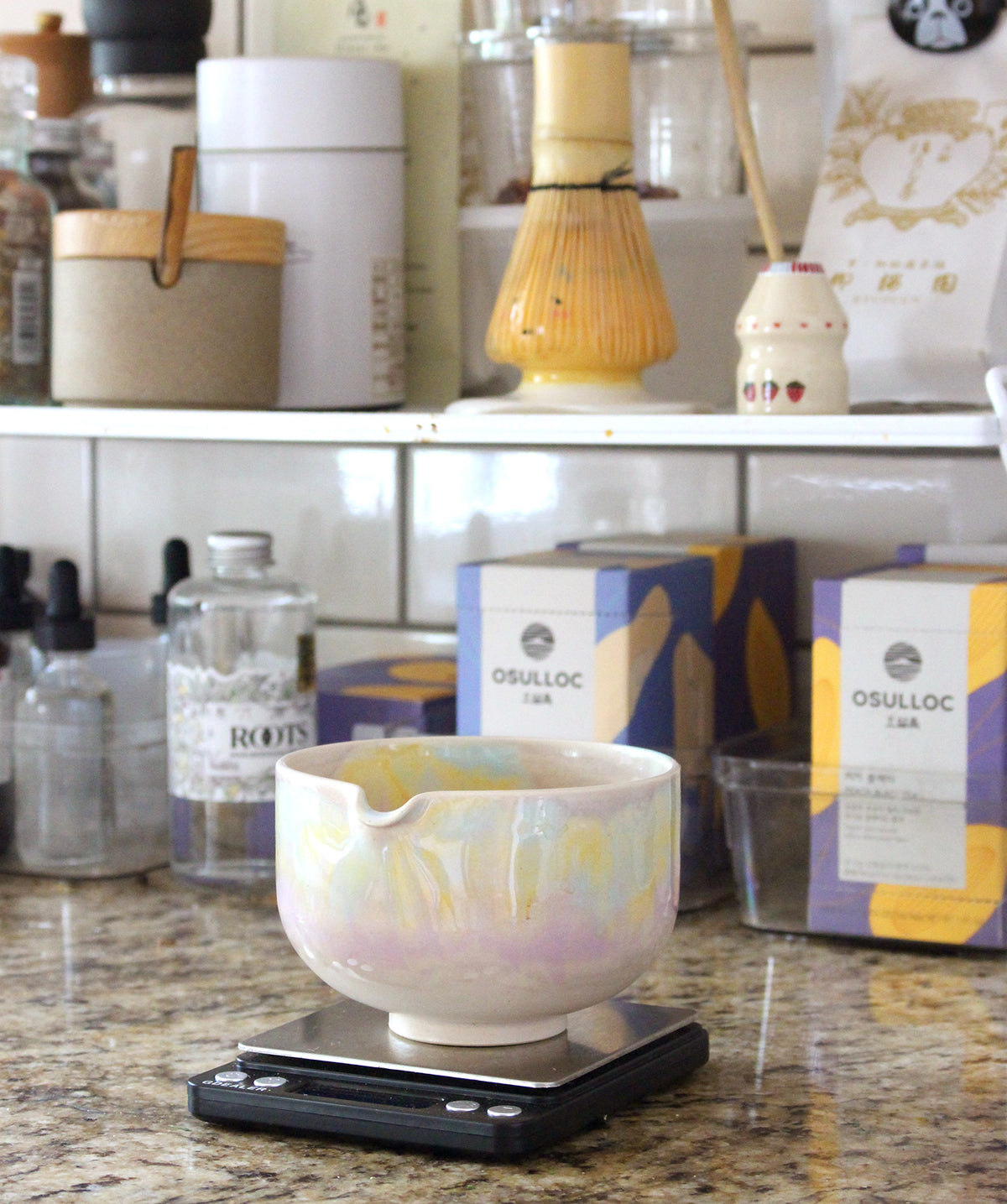 Soft Hues | Porcelain + Stoneware Blend Matcha Bowl