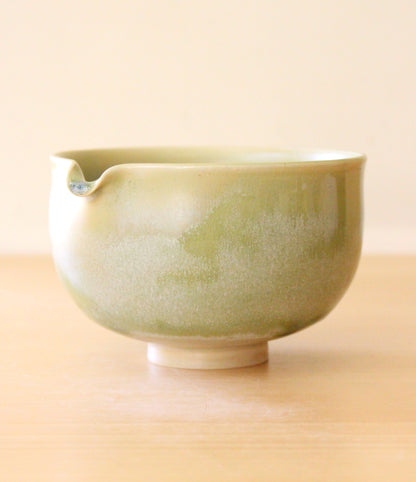SECONDS: Olive | Porcelain + Stoneware Blend Matcha Bowl