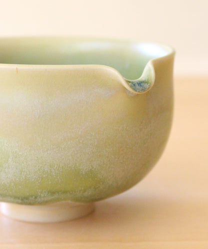 SECONDS: Olive | Porcelain + Stoneware Blend Matcha Bowl