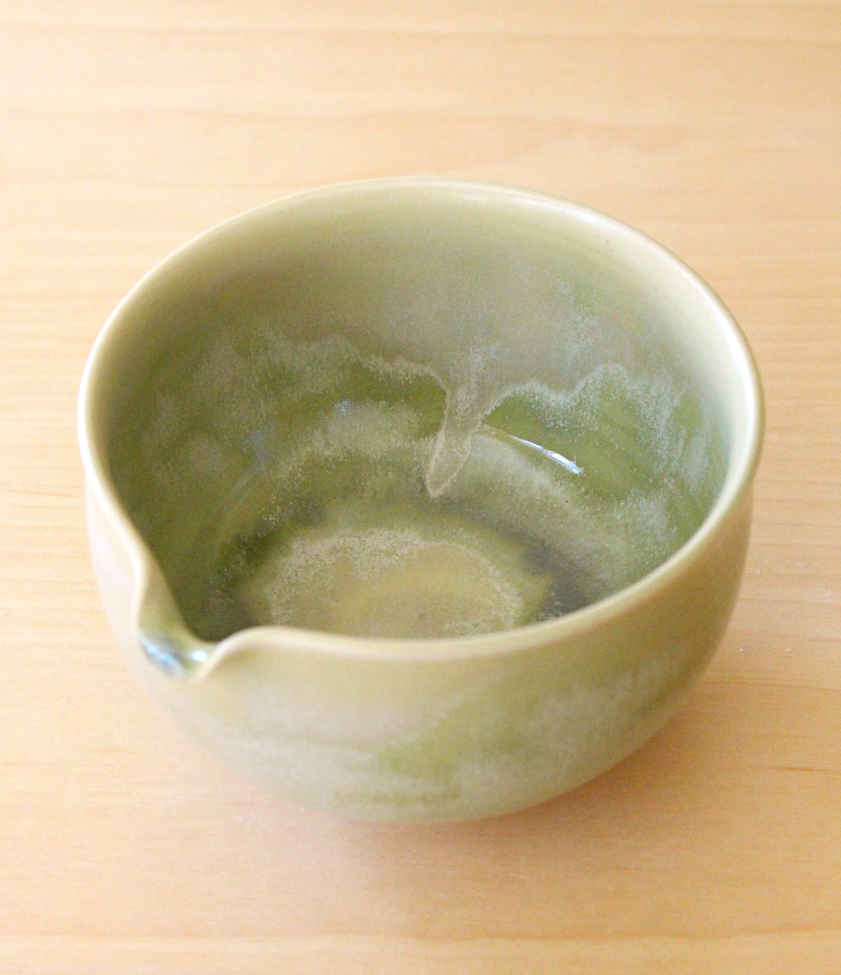 SECONDS: Olive | Porcelain + Stoneware Blend Matcha Bowl