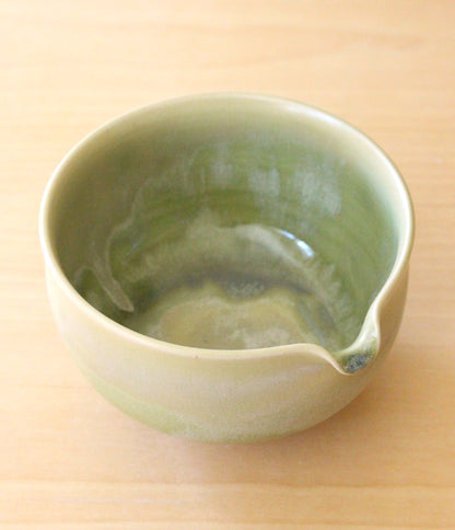 SECONDS: Olive | Porcelain + Stoneware Blend Matcha Bowl