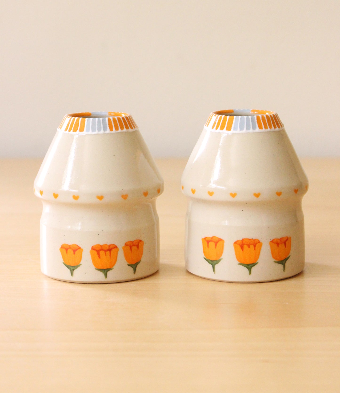 Poppies | Porcelain + Stoneware Blend Matcha Whisk Holders