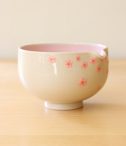 Sakura | Porcelain + Stoneware Blend Matcha Bowl No.1