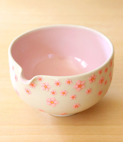 Sakura | Porcelain + Stoneware Blend Matcha Bowl No.1