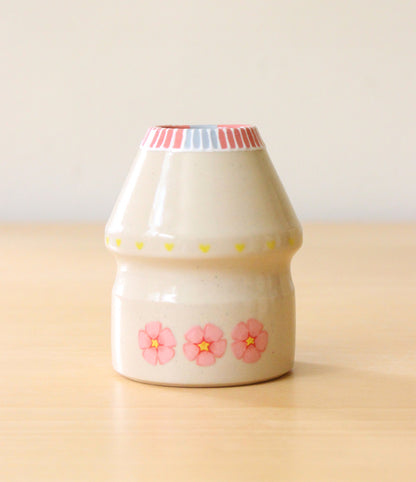 SECONDS: Sakura | Porcelain + Stoneware Blend Matcha Whisk Holder