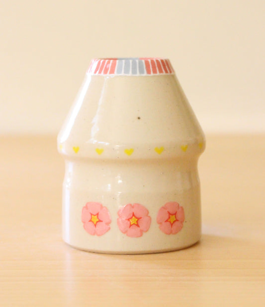 Sakura | Porcelain + Stoneware Blend Matcha Whisk Holder