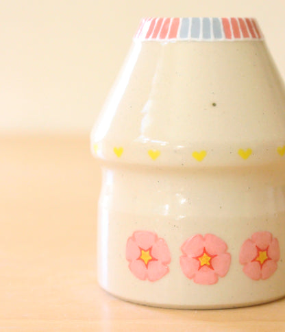 Sakura | Porcelain + Stoneware Blend Matcha Whisk Holder