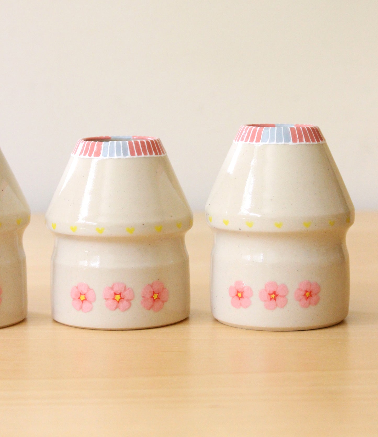 Sakura | Porcelain + Stoneware Blend Matcha Whisk Holders