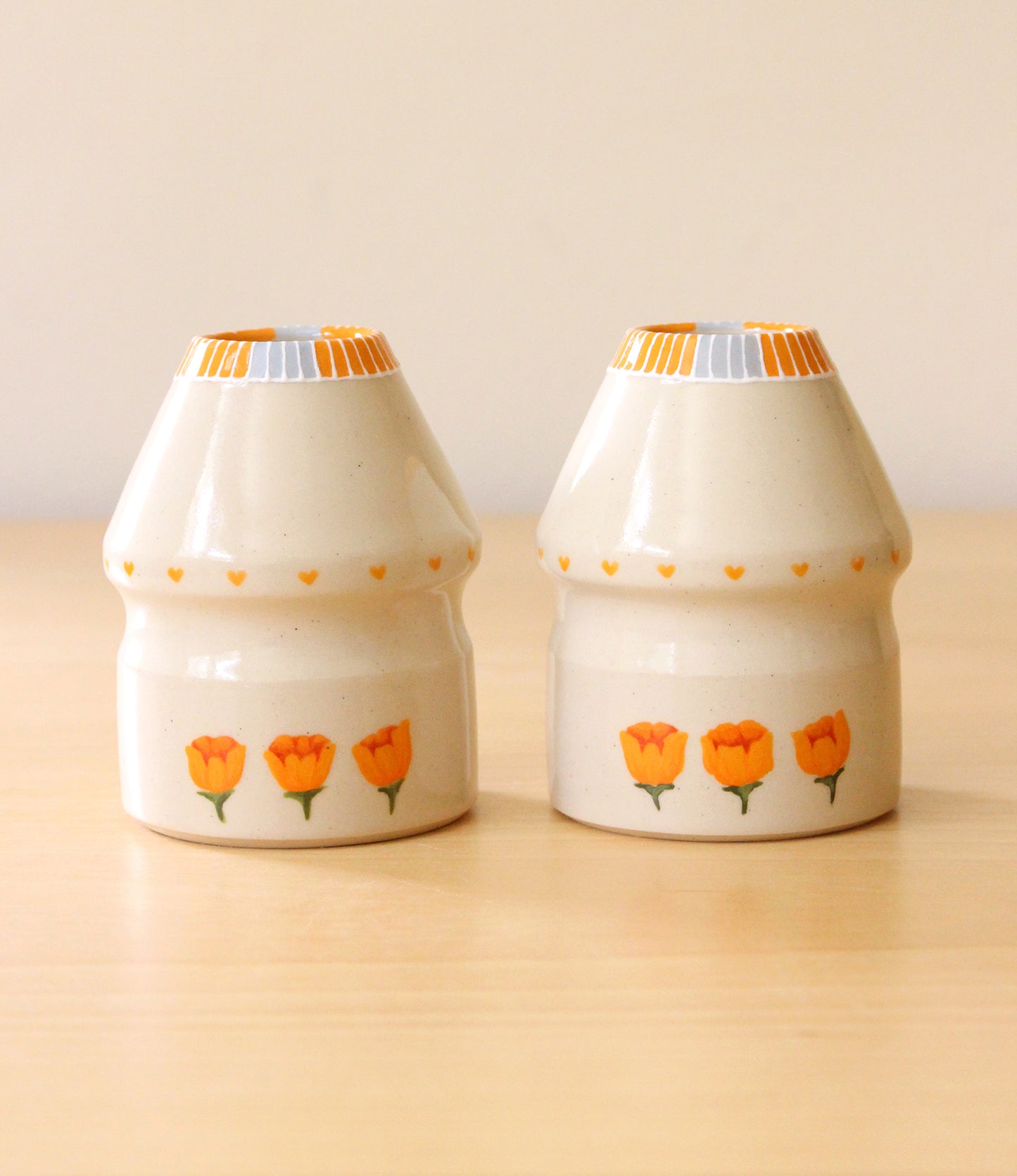 Poppies | Porcelain + Stoneware Blend Matcha Whisk Holders
