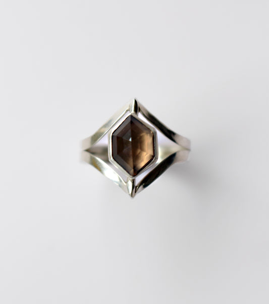 High Grade Smoky Quartz Ring II | Size 9