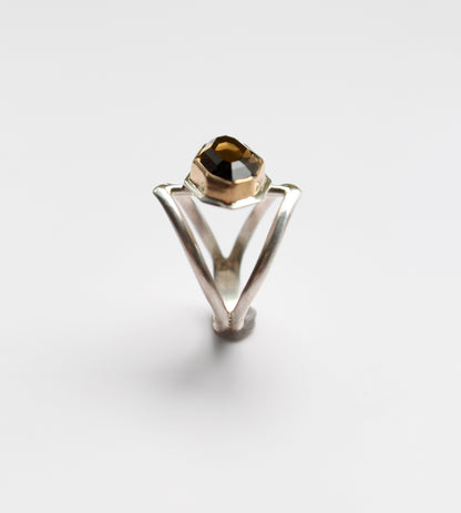 High Grade Smoky Quartz Ring III | Size 8