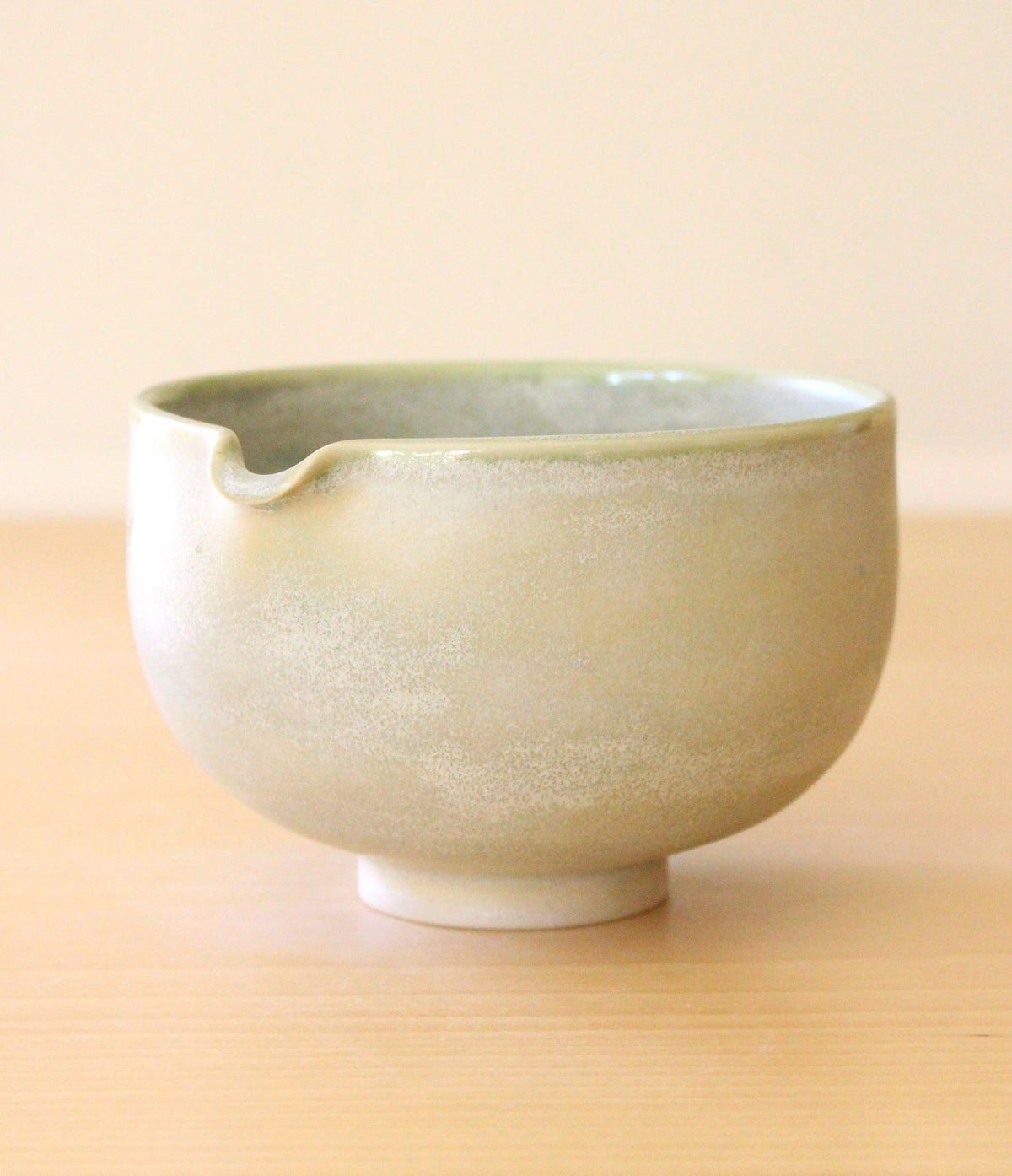 Soft Green | Porcelain + Stoneware Blend Matcha Bowl