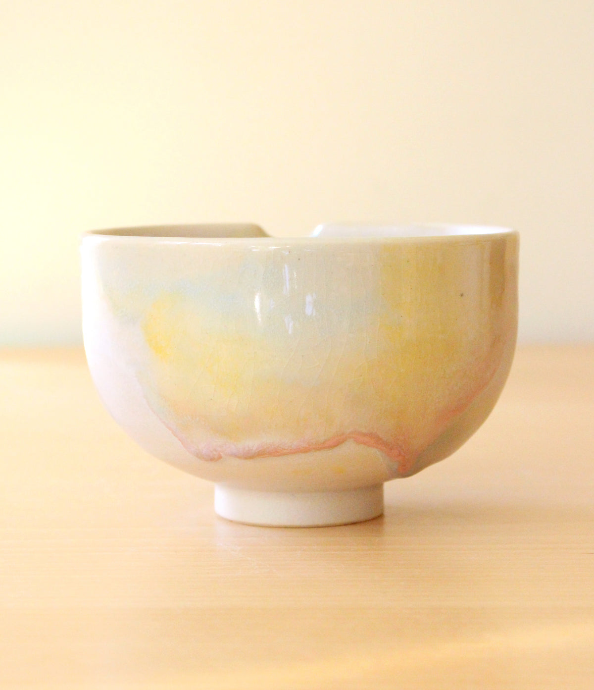 Watercolors | Porcelain + Stoneware Blend Matcha Bowl No.1