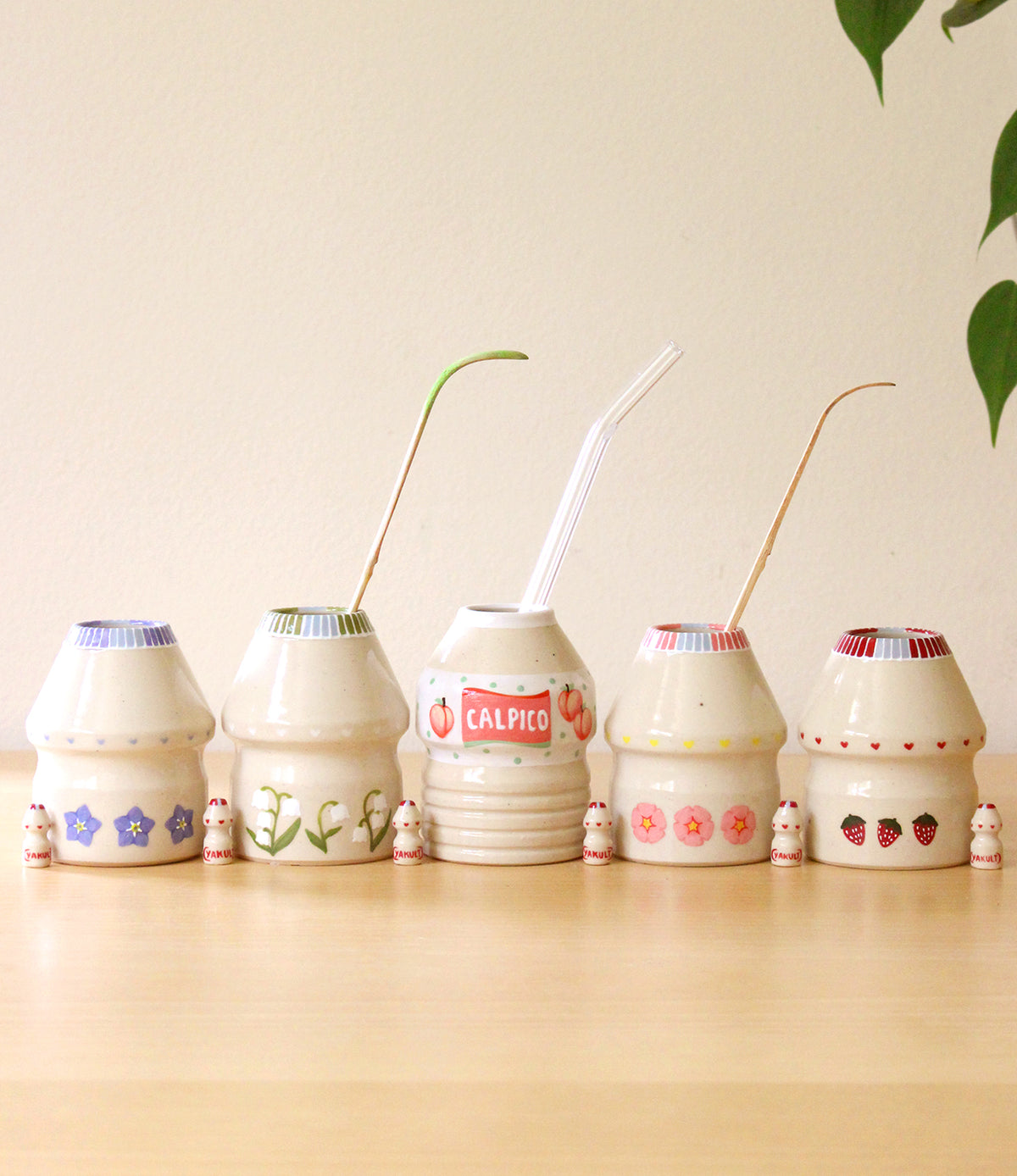 PRE-ORDER: Lily of the Valley | Porcelain + Stoneware Blend Matcha Whisk Holders