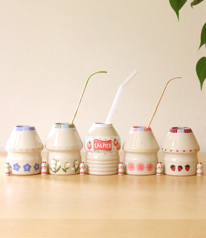 PRE-ORDER: Lily of the Valley | Porcelain + Stoneware Blend Matcha Whisk Holders